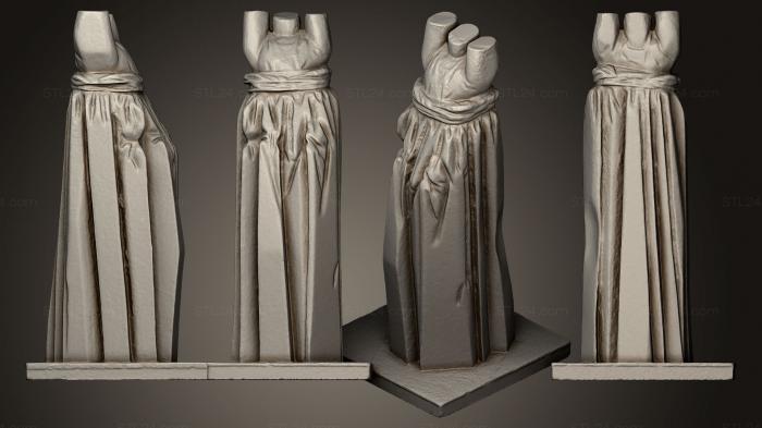 Статуэтки и статуи разные (Донна, STKR_0538) 3D модель для ЧПУ станка